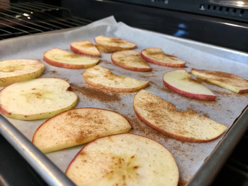 Baked Apple Cinnamon Chips