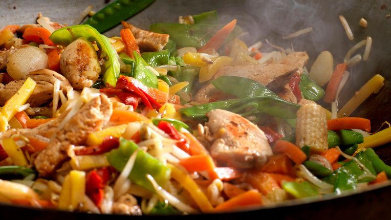 Using Wet Vegetables in a Stir-Fry