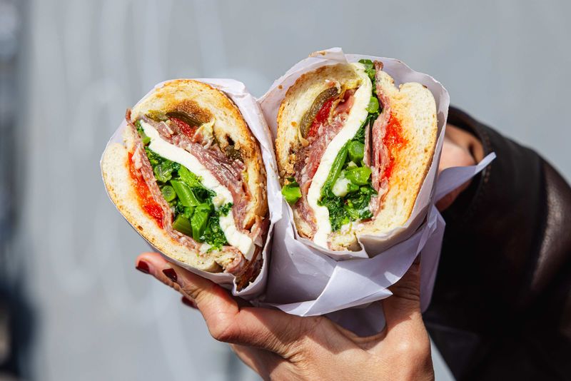 Roast Pork & Broccoli Rabe – Defonte’s (Red Hook)
