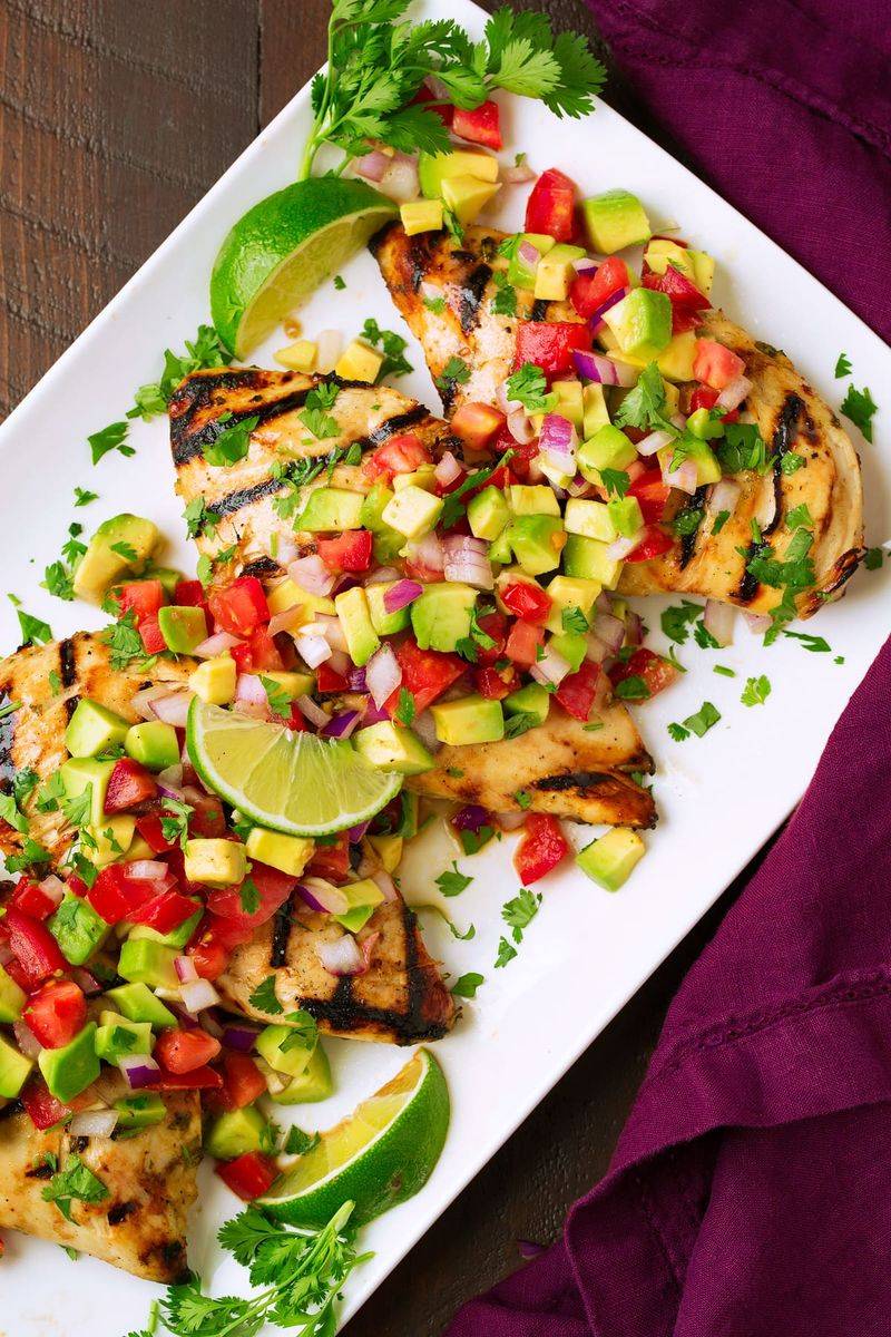 Avocado Salsa Chicken
