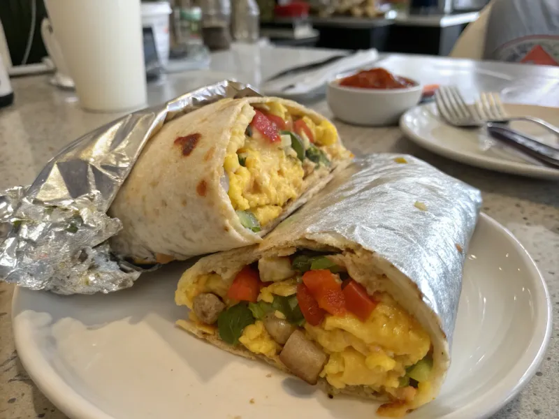 Eggs Burrito