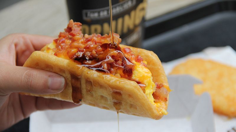 Taco Bell Waffle Taco