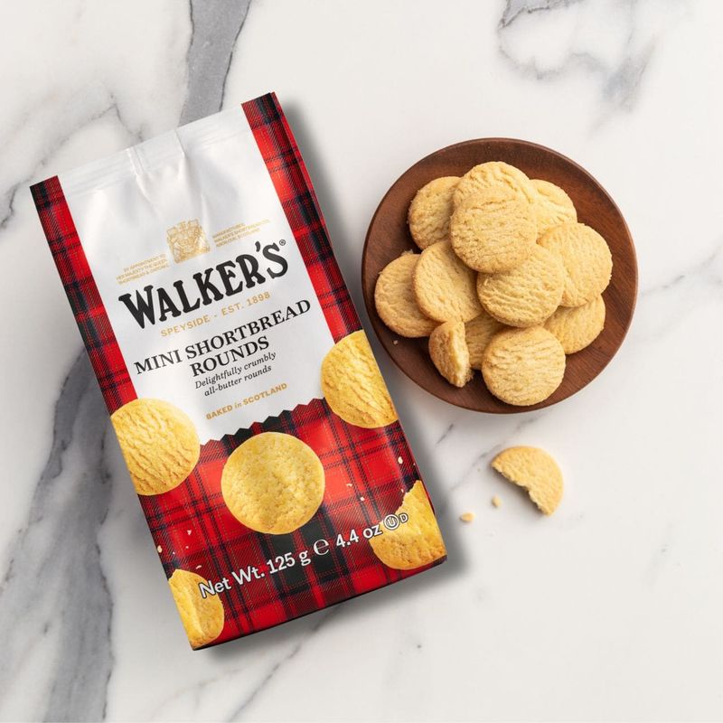 Walkers Mini Shortbread Rounds (Snack Packs)