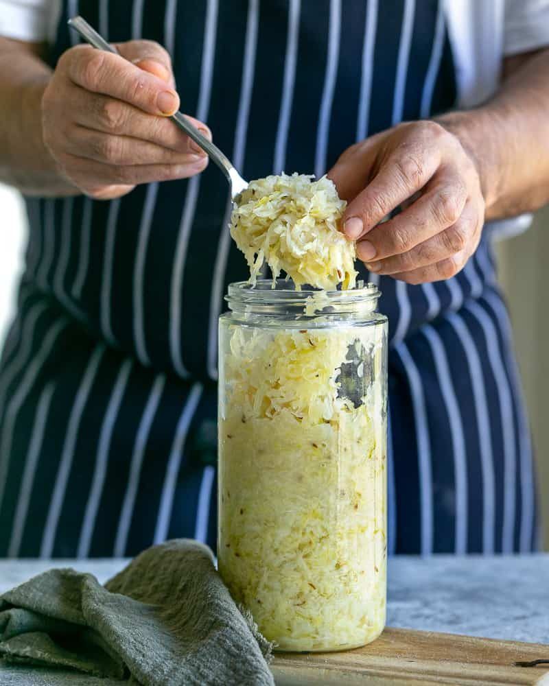 Sauerkraut (Raw, Not Canned)