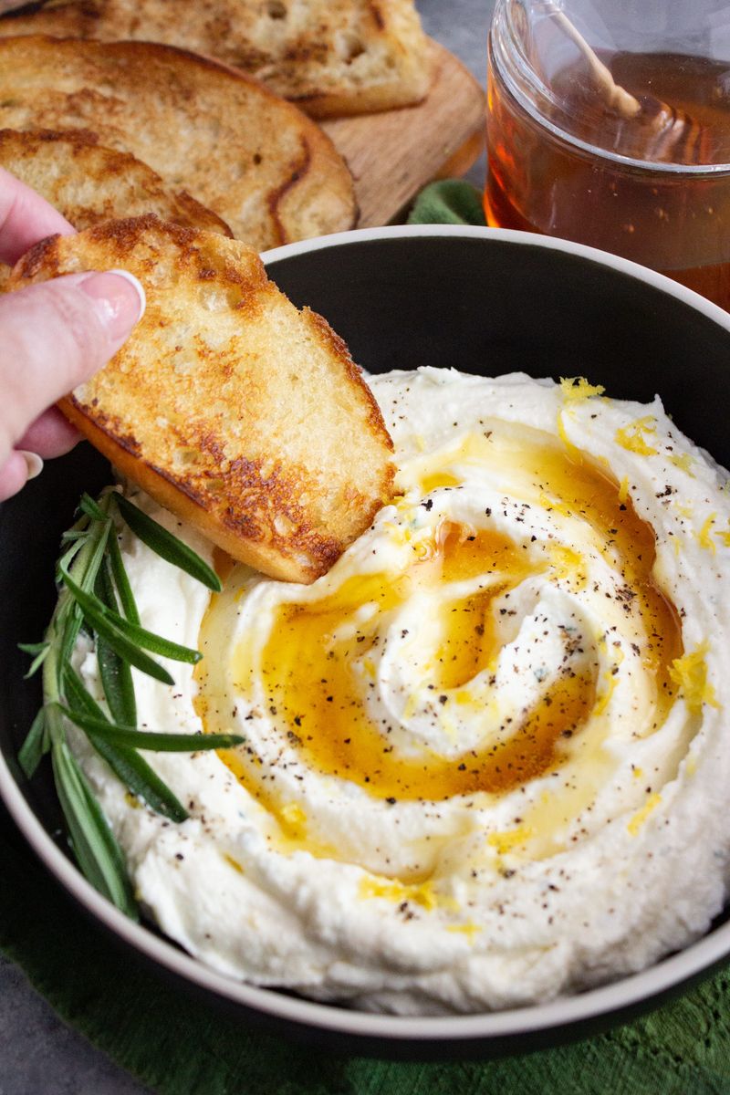 Whipped Ricotta with Lemon & Honey