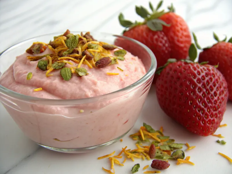 Strawberry Shrikhand