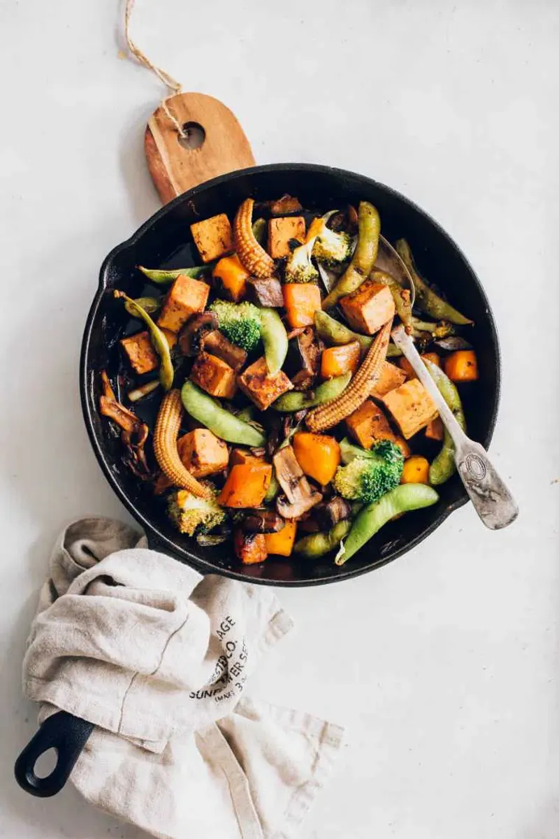 Stir-Fried Vegetables with Tofu