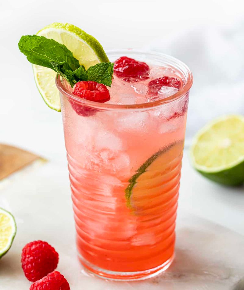 Sparkling Raspberry Limeade