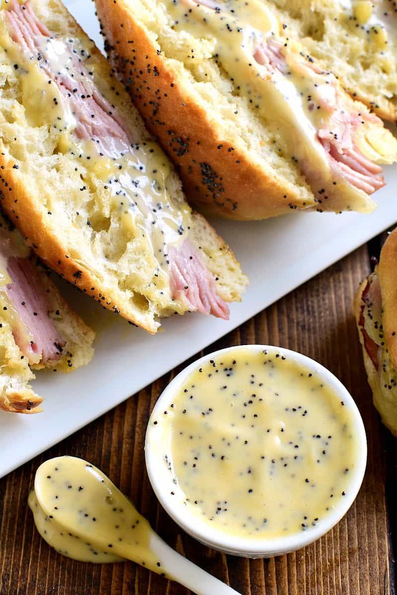 Mix Honey into Mustard or Mayo