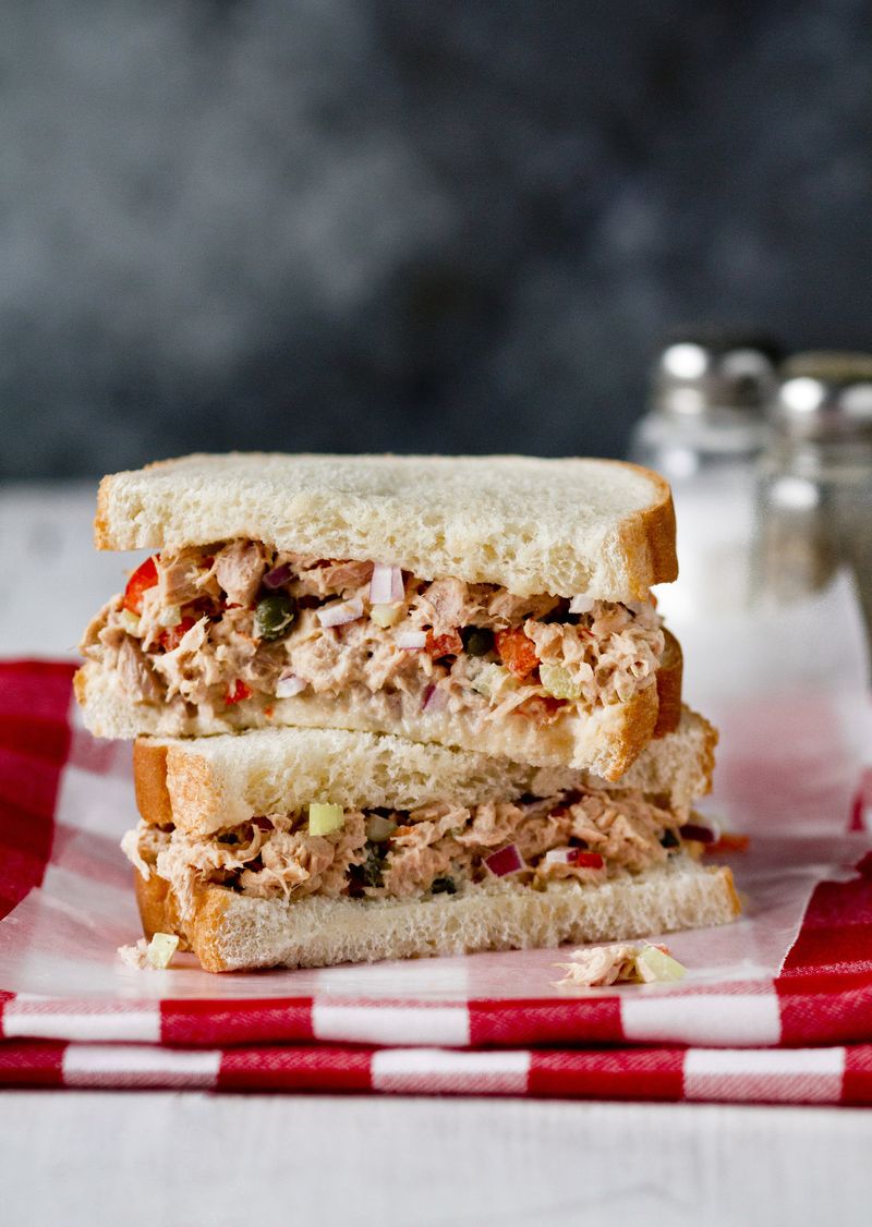Tuna Salad Sandwich (Heavy on the Mayo)