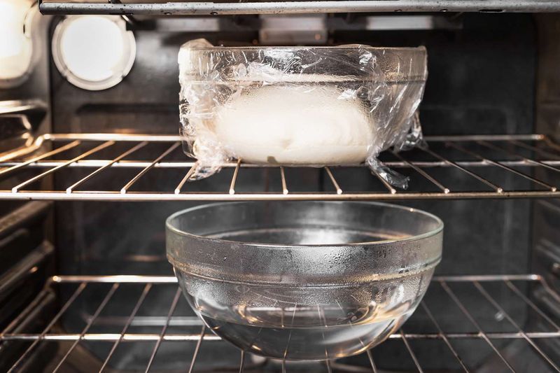Let your bread rise in a warm oven (turned off)