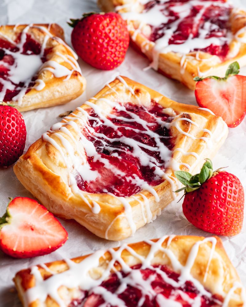 Strawberry Cream Cheese Danish