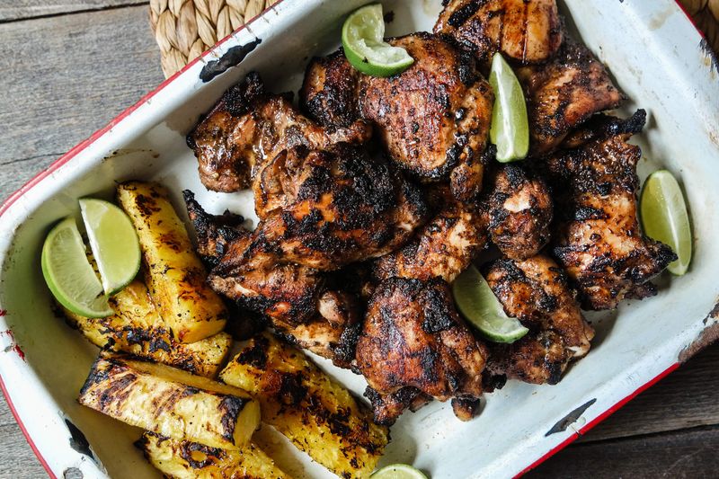 Jamaican Jerk Chicken Thighs