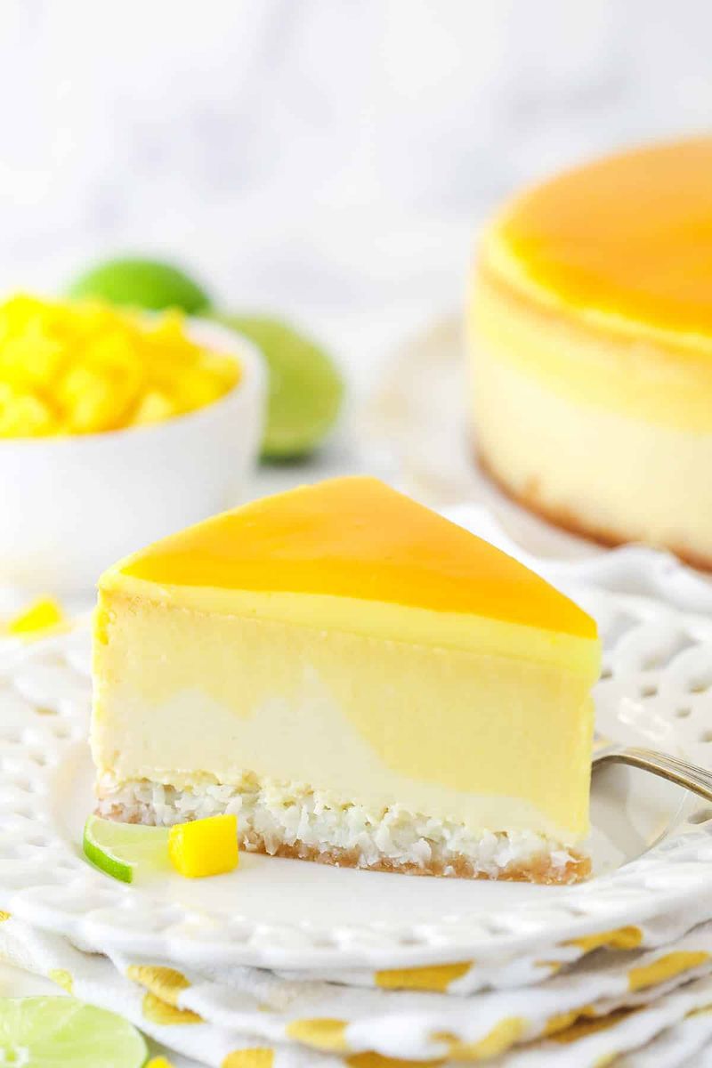 Mango Key Lime Cheesecake
