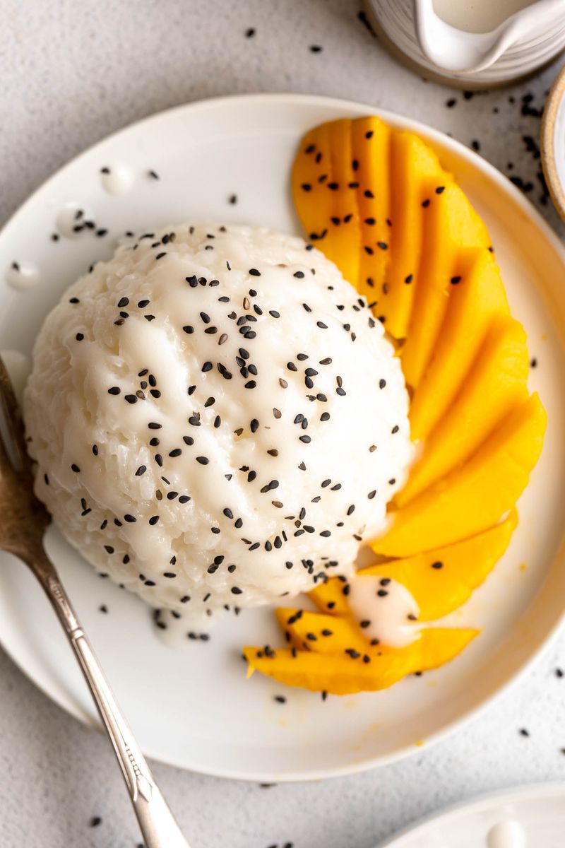Mango Sticky Rice Bites