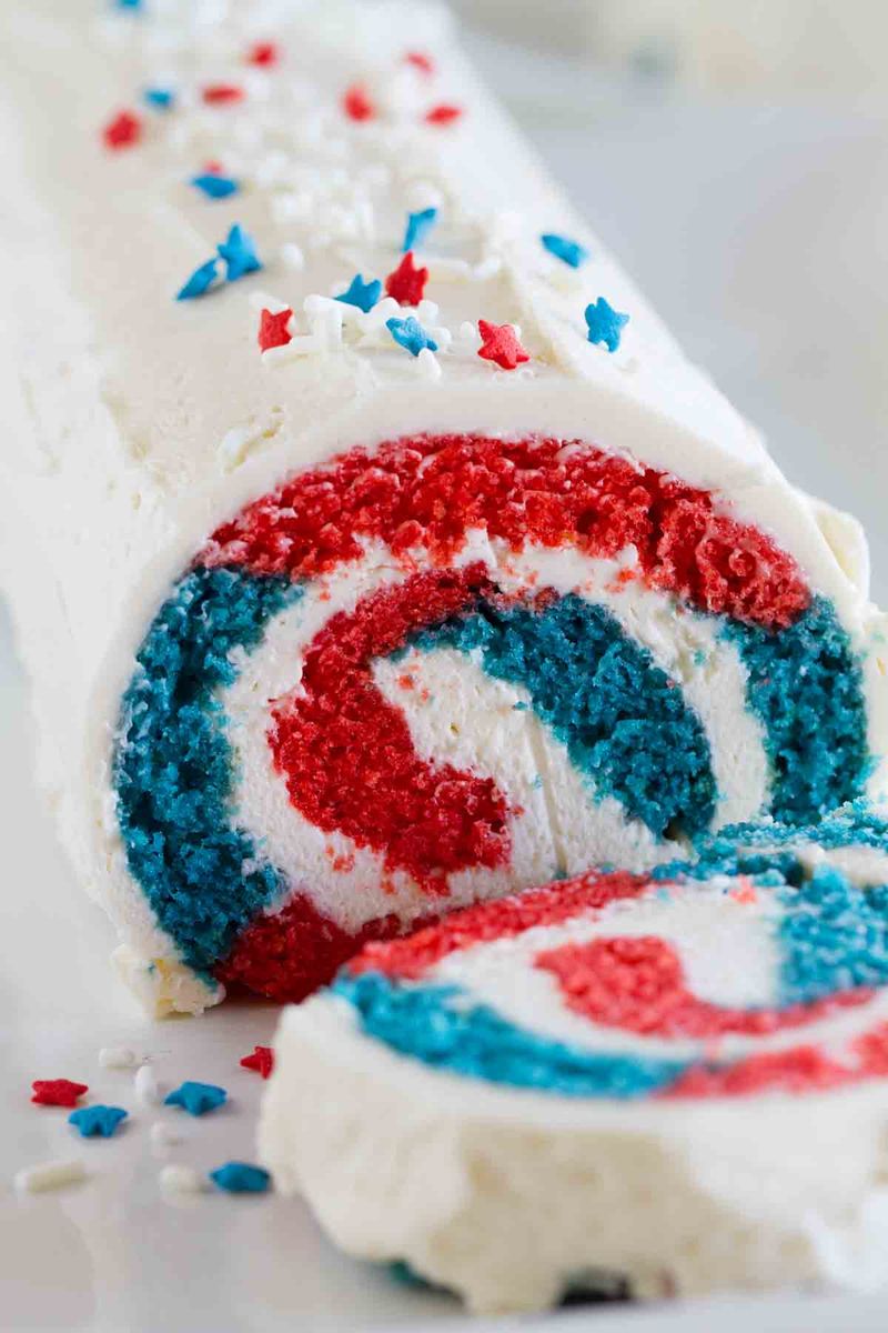 Firecracker Cake Roll