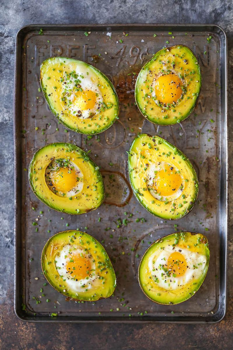 Bake Eggs in Avocados or Bell Peppers