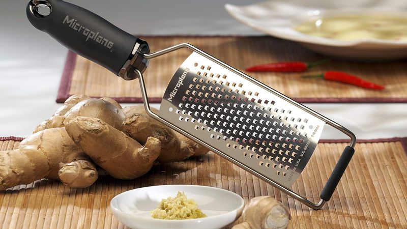 Use a microplane for garlic, ginger, and citrus zest