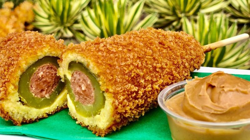 Pickle Corn Dog