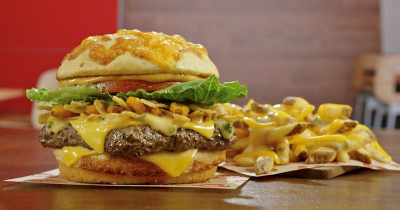 Loaded Nacho Double Cheeseburger