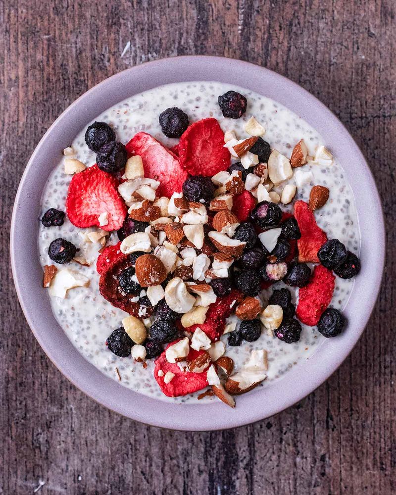 Full-Fat Greek Yogurt with Chia Seeds