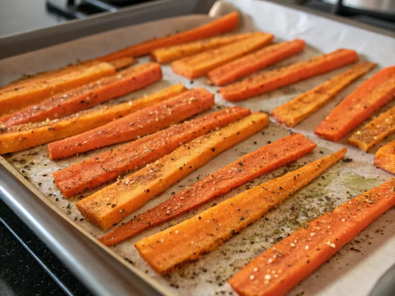 Carrot Chips with Cumin