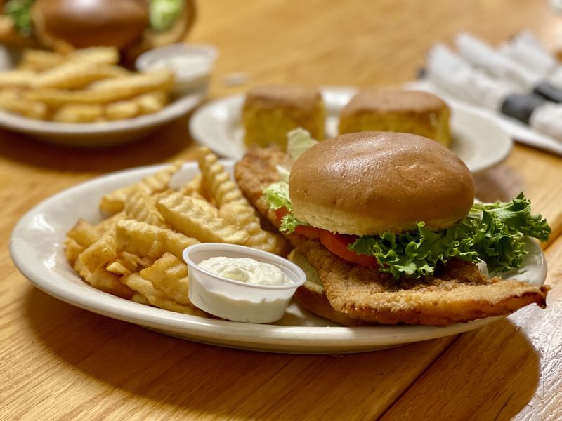Maryland: Faidley’s Seafood (Baltimore) – Fried Rockfish Sandwich