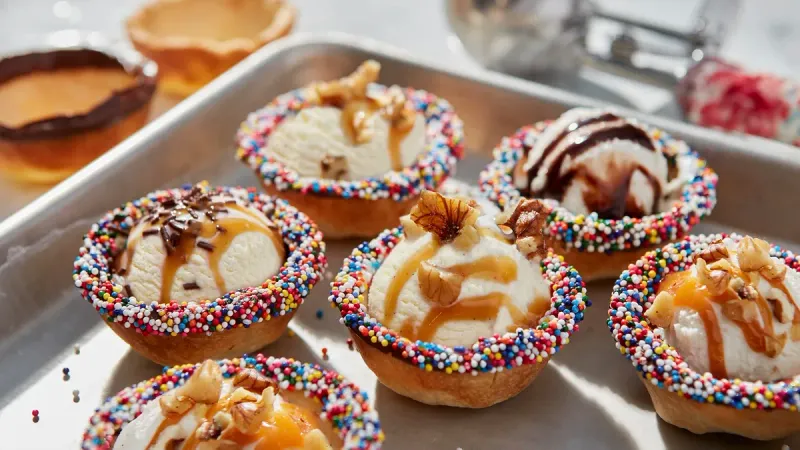 Homemade Ice Cream Cups