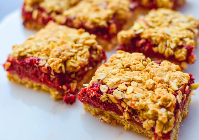 Raspberry Chia Squares
