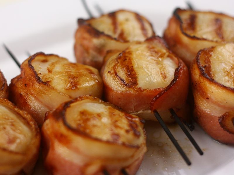 Massachusetts – Bacon Scallop Skewers at Legal Sea Foods (Boston)