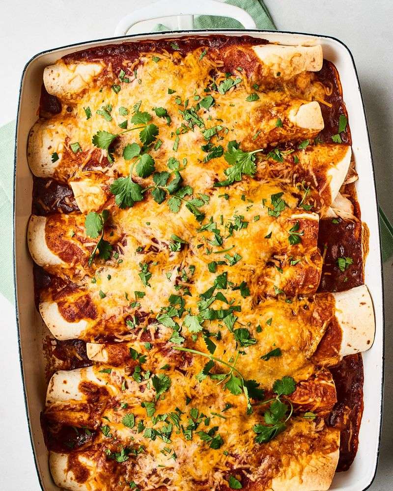 Baked Chicken Enchiladas