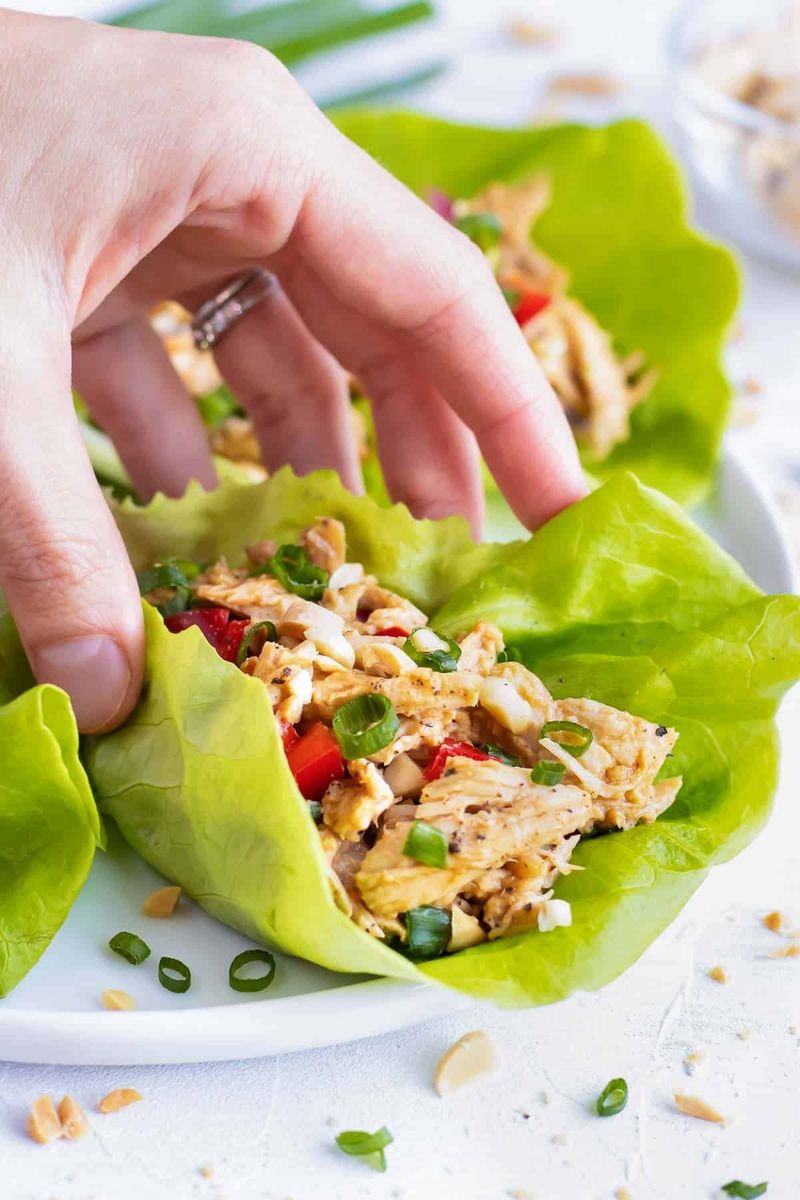 Rotisserie Chicken Lettuce Wraps