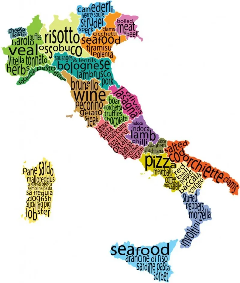 Too Many Dishes from Too Many Regions