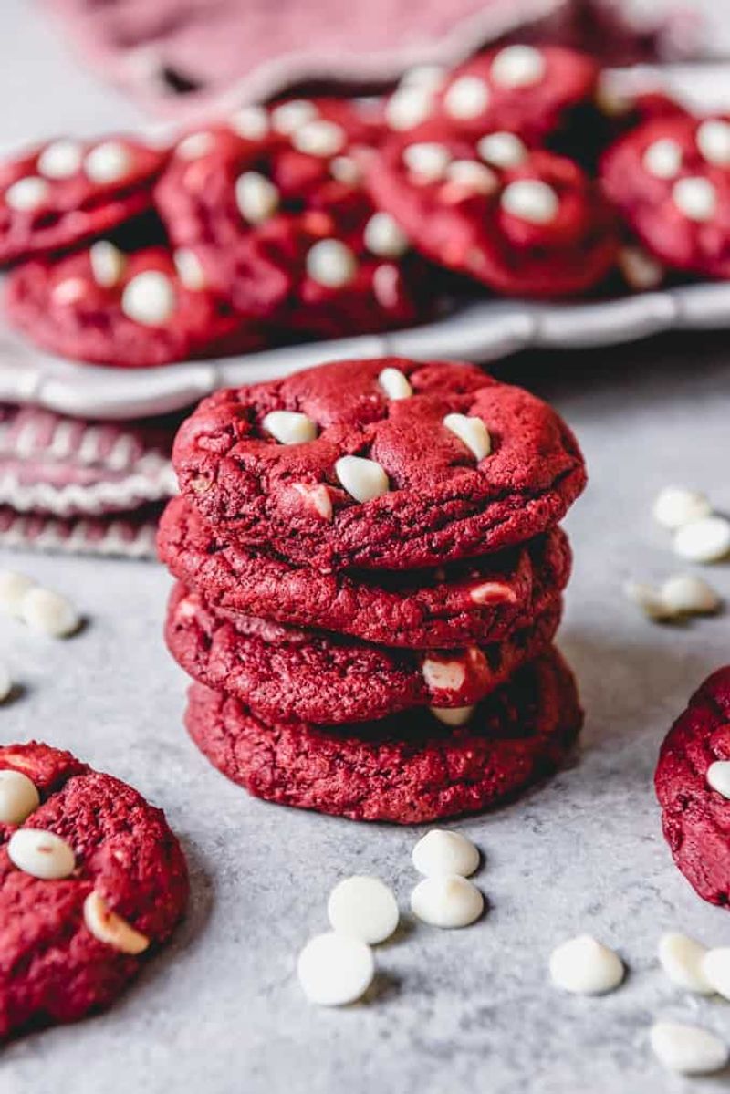 Chewy Red Velvet Cookies