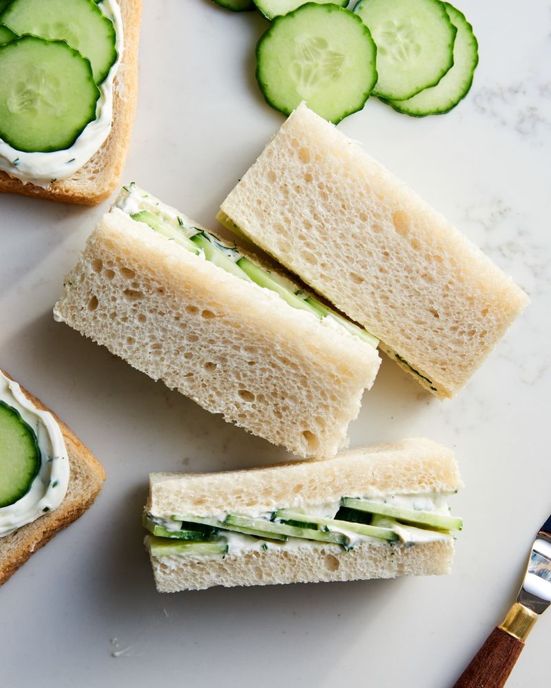 Cucumber Sandwich Bites