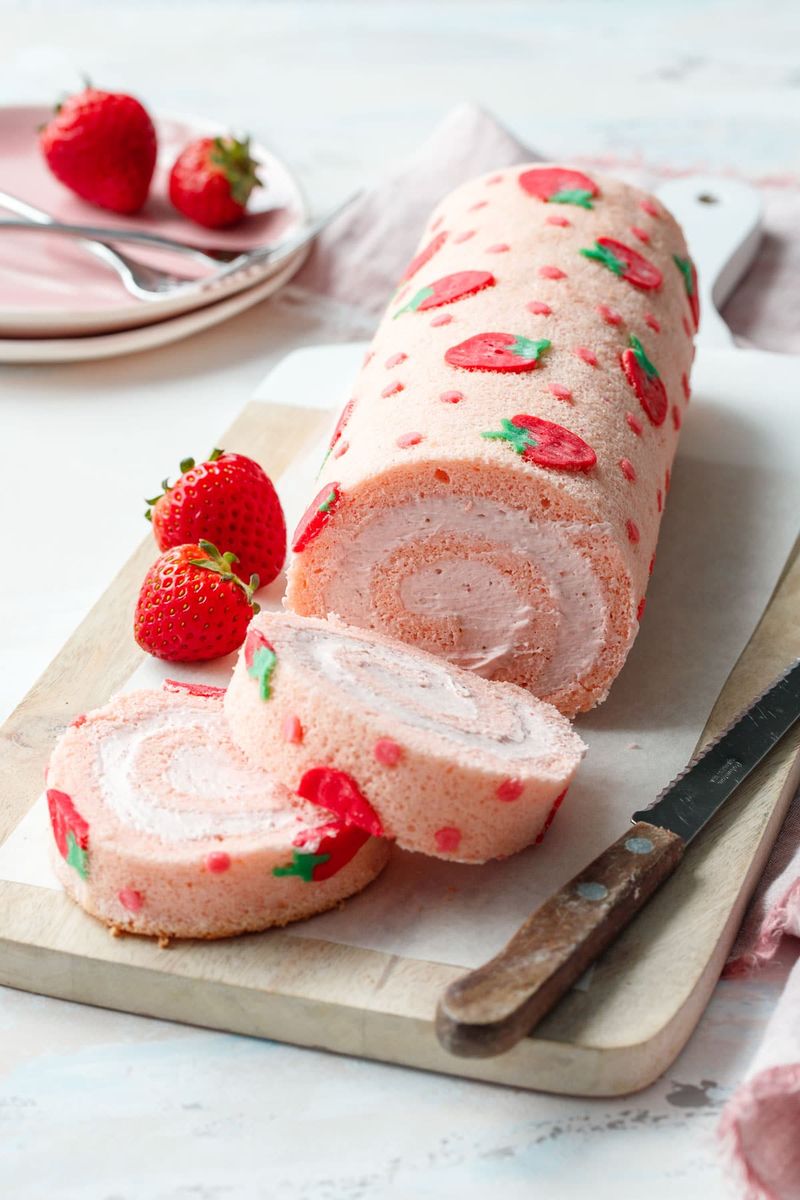 Strawberry Cream Roll