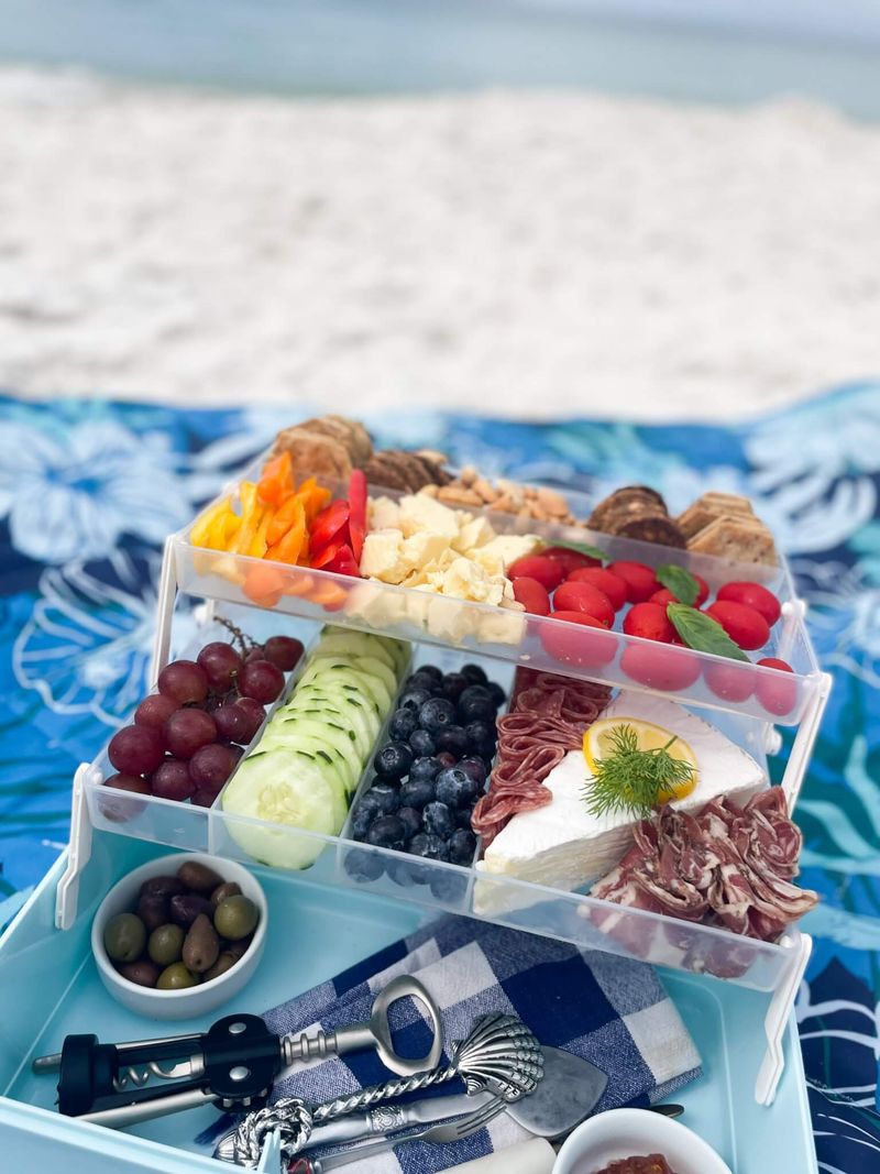 Cheese & Cracker Snack Boxes