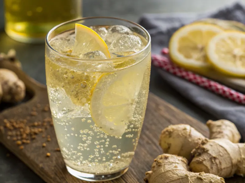 Ginger Lemon Fizz
