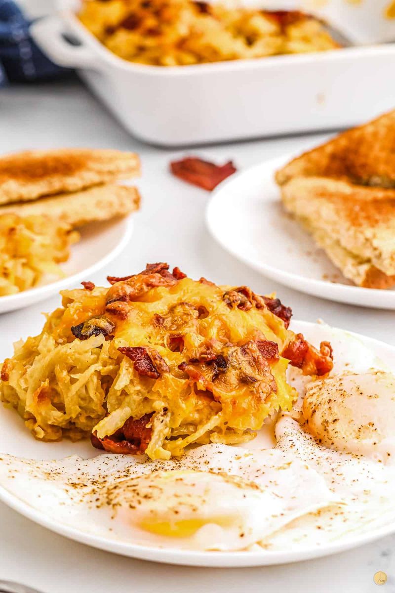 Hashbrown Casserole & Eggs