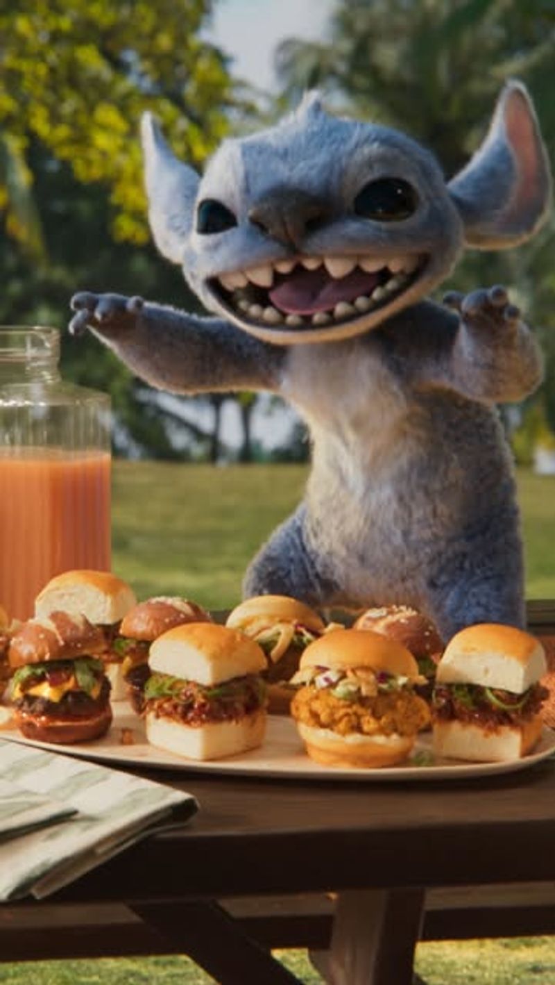 Lilo & Stitch Hawaiian Rolls with Kalua Pork