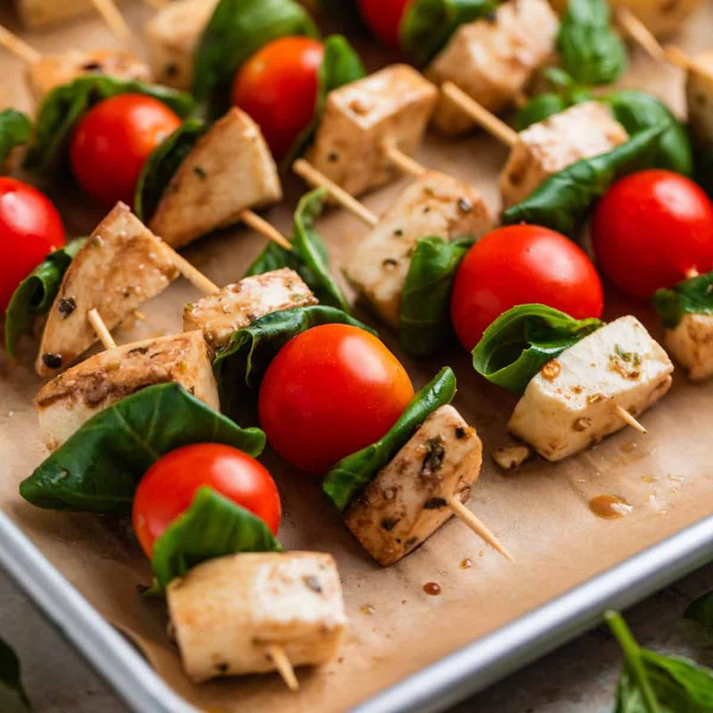 Tomato and Feta Skewers
