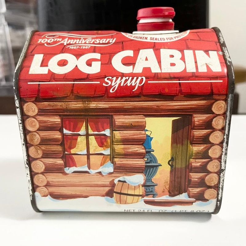 Log Cabin Syrup (in the metal cabin tin)