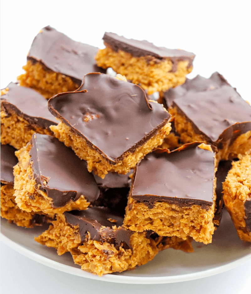 Chocolate Peanut Butter Crunch Bars