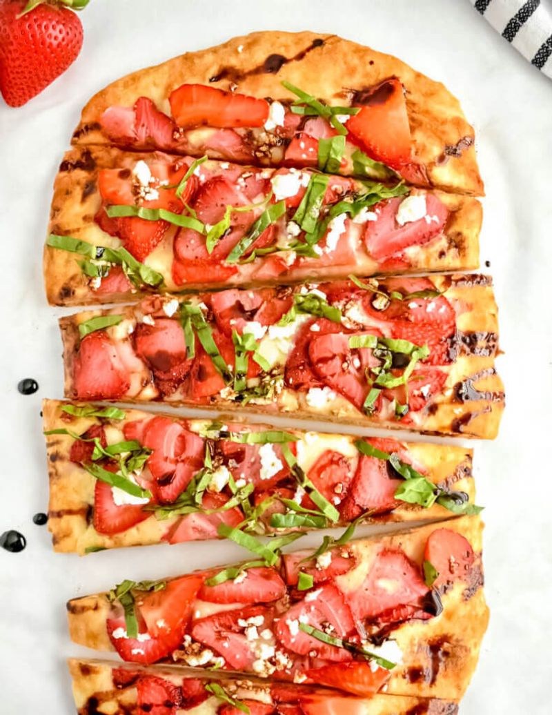 Strawberry Basil Flatbread