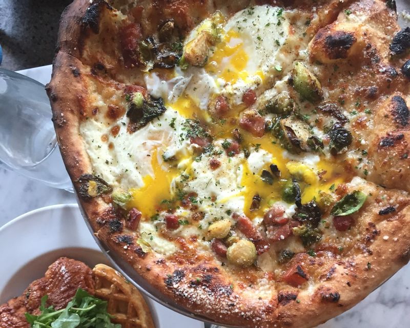 Ohio – Bacon Breakfast Pizza at Tommy’s Pizza (Columbus)