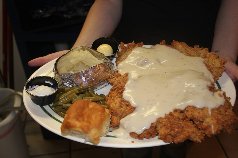 Oklahoma – Chicken-Fried Bacon at Kendall’s Restaurant (Noble)