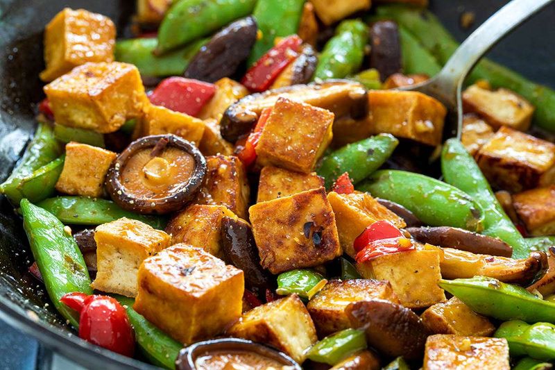 Stir-Fried Tofu and Veggies