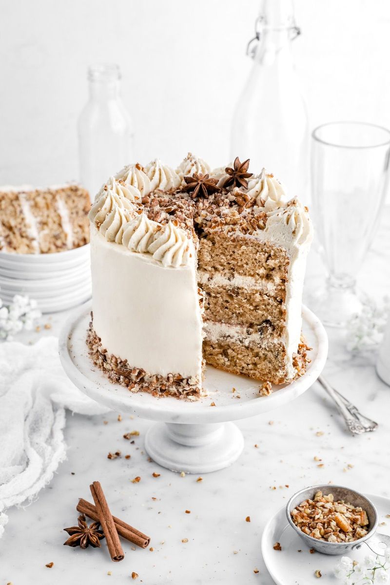 Maple Pecan Cake