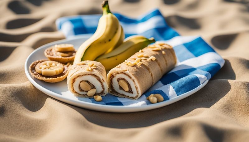 Peanut Butter and Banana Wraps