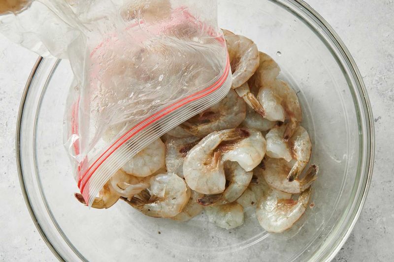 Thawing Shrimp at Room Temperature